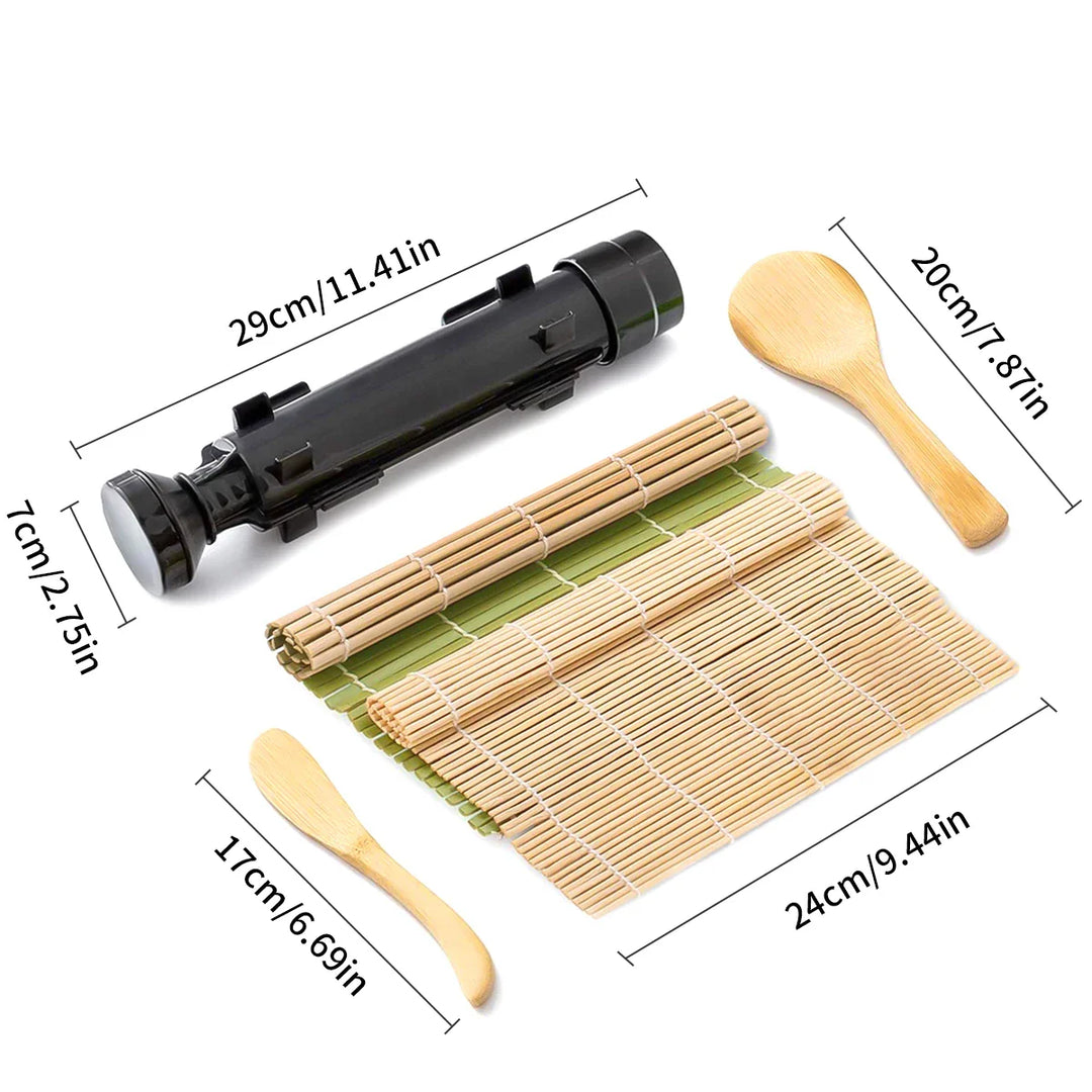 Sushi Bazooka Risform Bambus Rullematte Sushi Maker Sett | Skanto