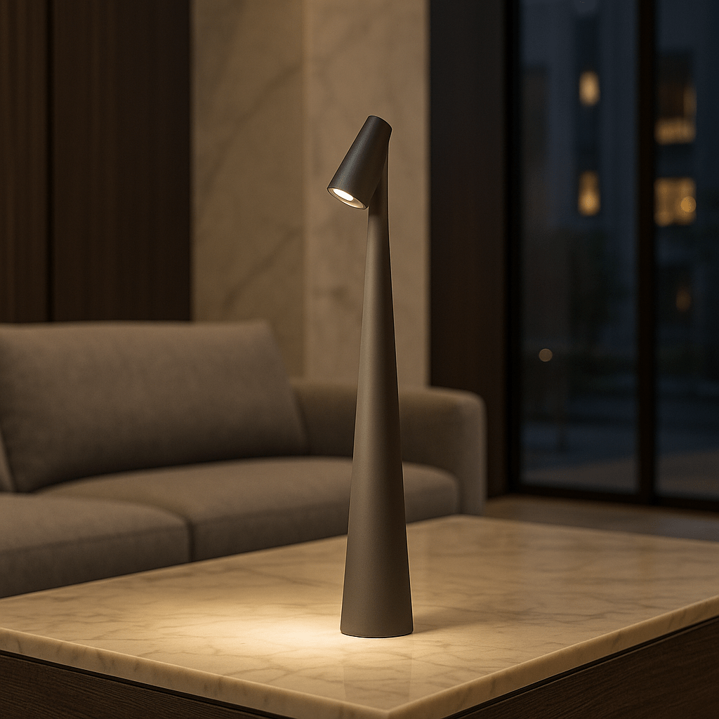 Skanto | EVOLUCE – Oppladbar Bordlampe med Moderne Design & Lang Batteritid