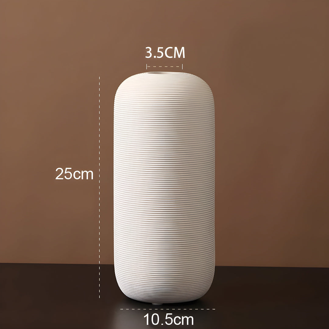Skanto | Minimalistisk Håndlaget Keramisk Zen Vase