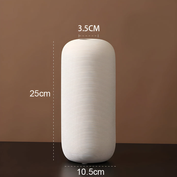 Skanto | Minimalistisk Håndlaget Keramisk Zen Vase