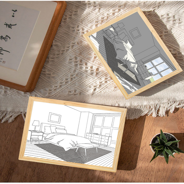 Skanto | Kreativ DIY Sollys Maleri Nattlampe