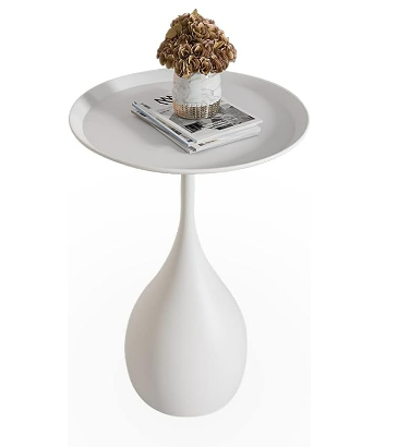 Skanto | Beef Metal Bord med Base Middelaldersk Sidebord i Moderne Stil