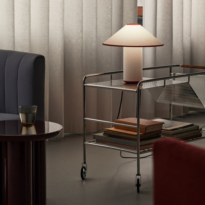 Skanto | Bordlampe med tekstilskjerm – Lunara