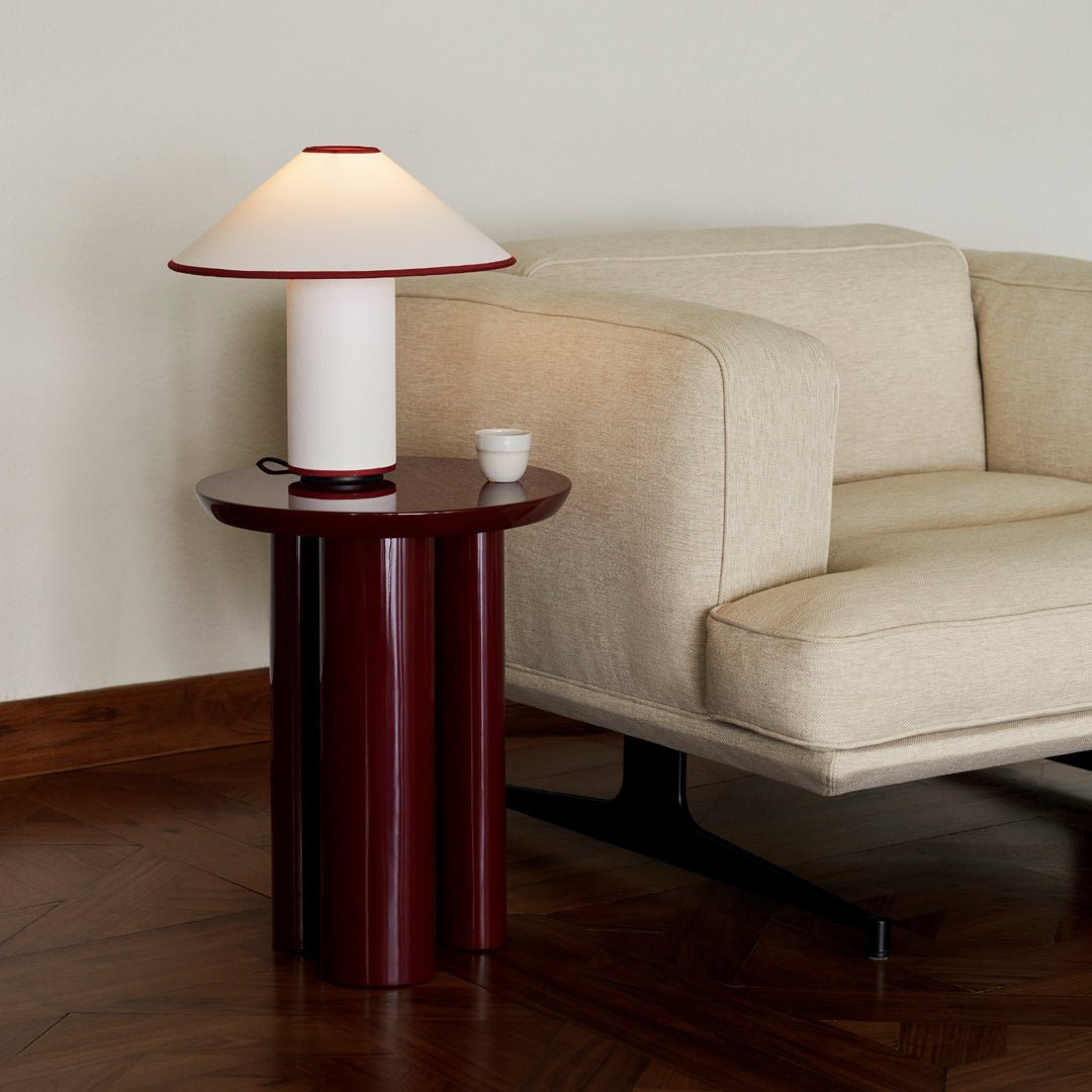 Skanto | Bordlampe med tekstilskjerm – Lunara