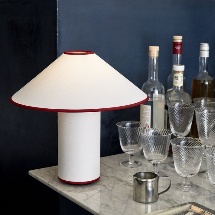 Skanto | Bordlampe med tekstilskjerm – Lunara
