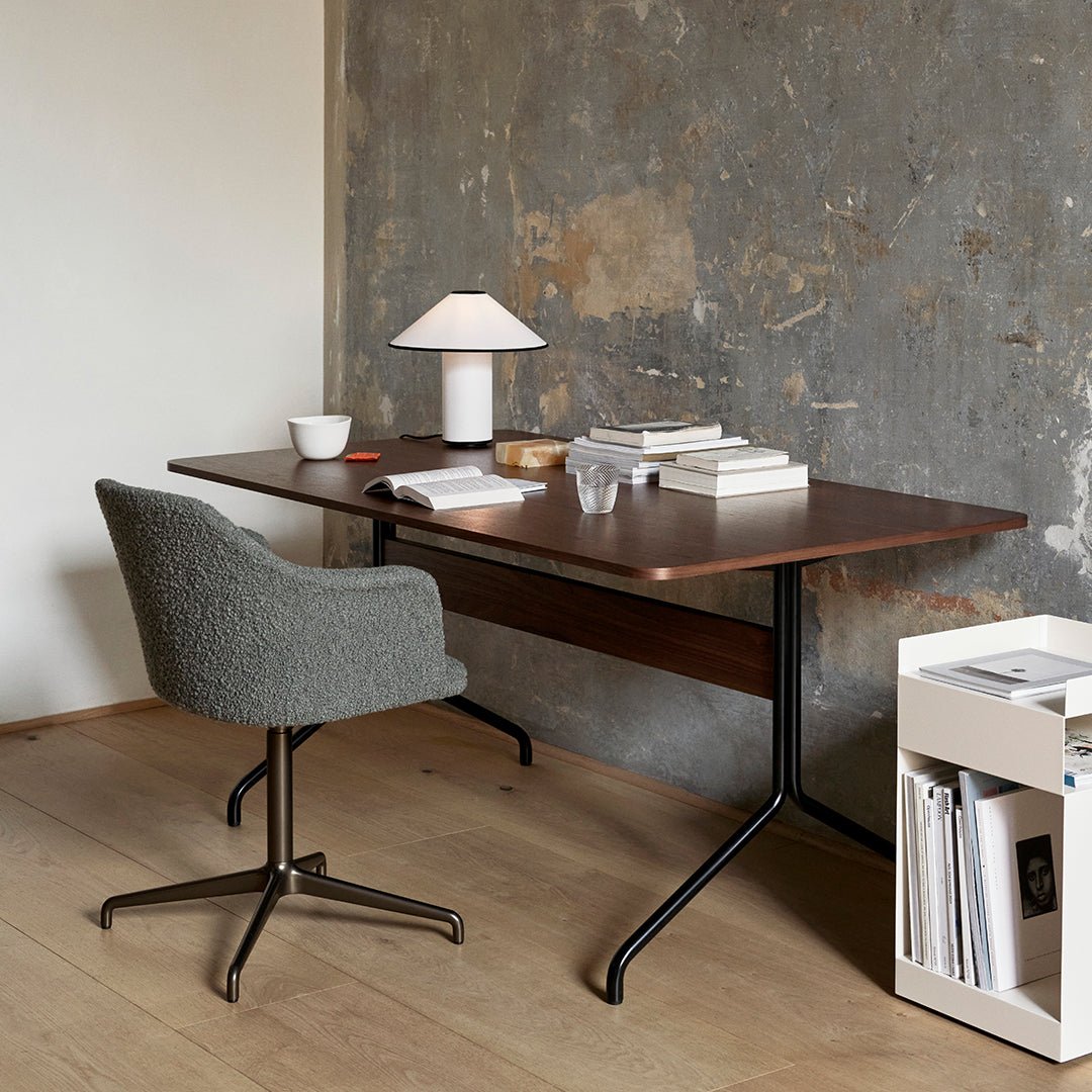 Skanto | Bordlampe med tekstilskjerm – Lunara
