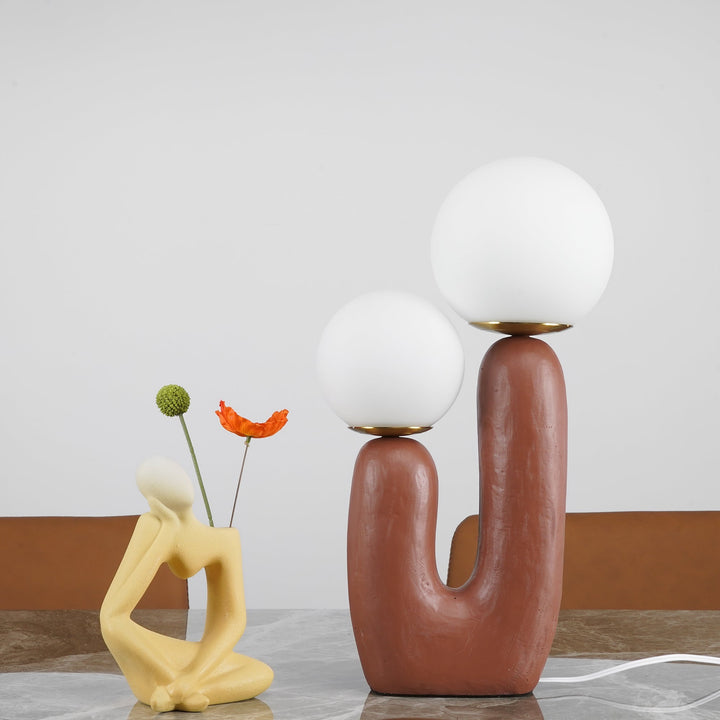 Skanto | Moderne Stil Bordlampe med Naturlig Akcent