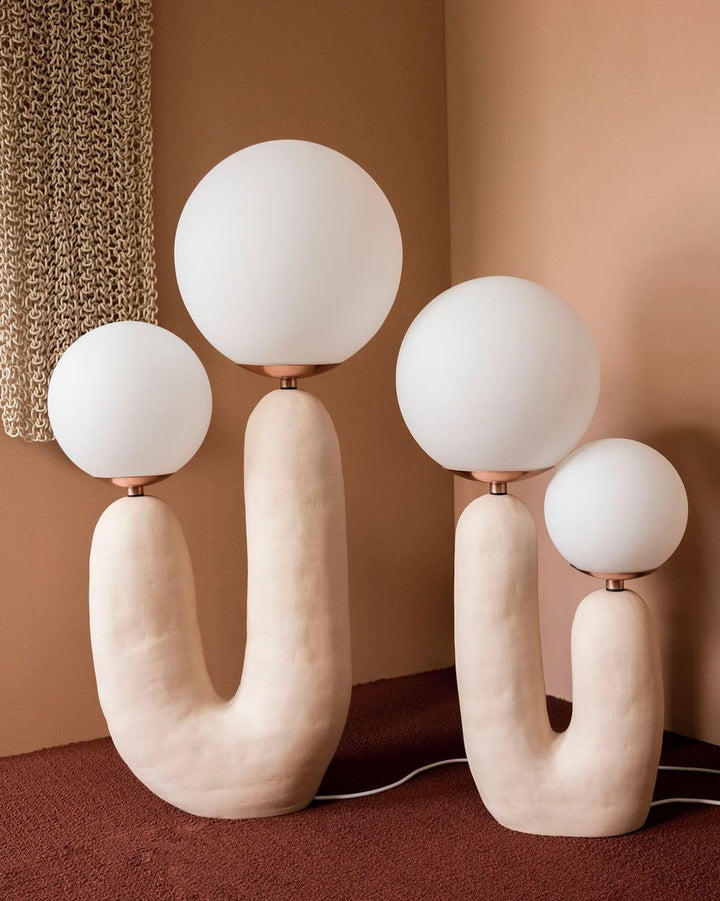 Skanto | Moderne Stil Bordlampe med Naturlig Akcent