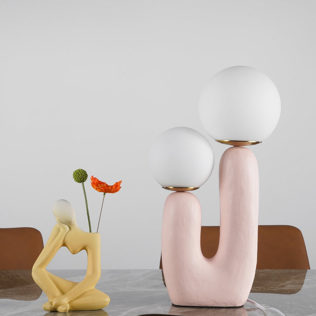 Skanto | Moderne Stil Bordlampe med Naturlig Akcent