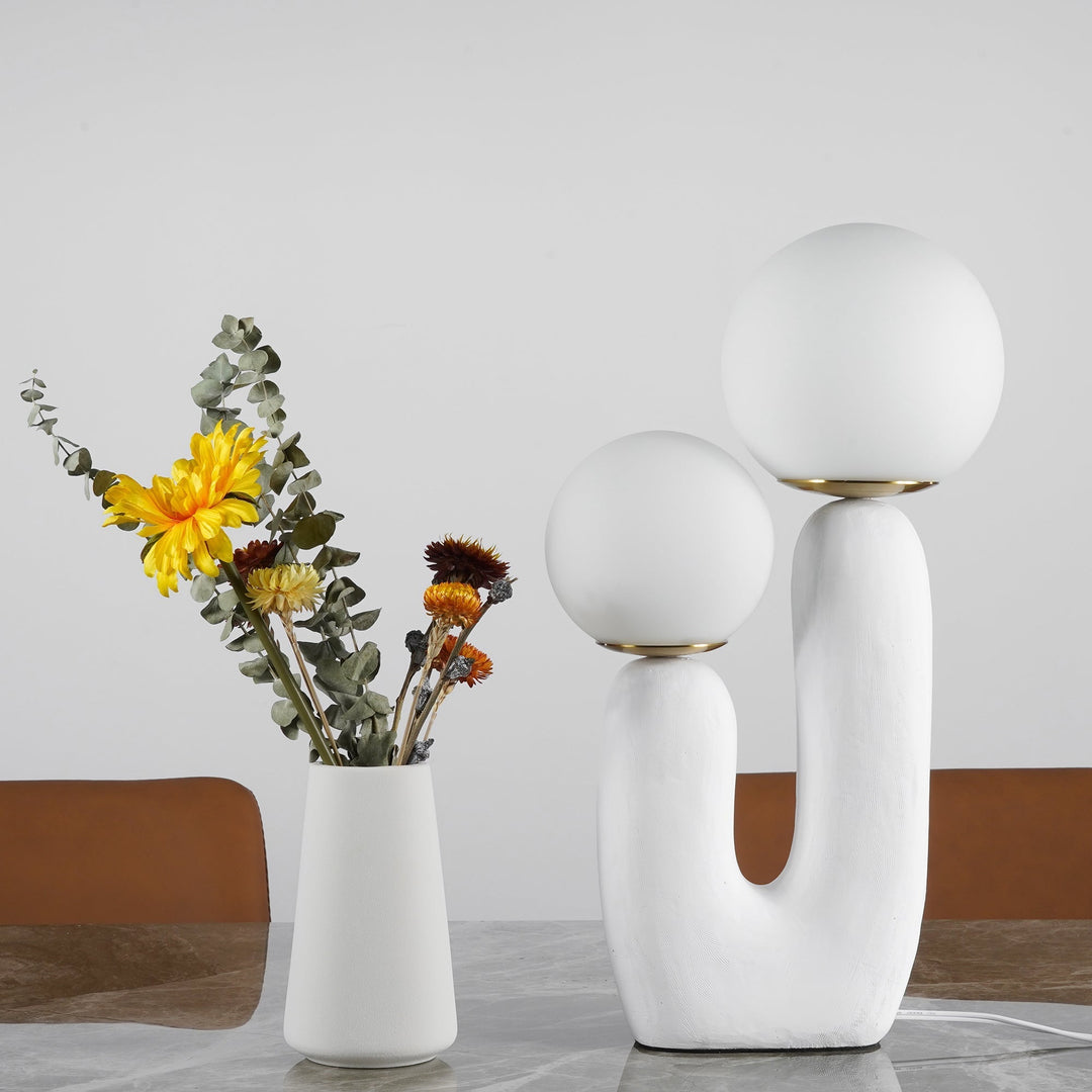 Skanto | Moderne Stil Bordlampe med Naturlig Akcent