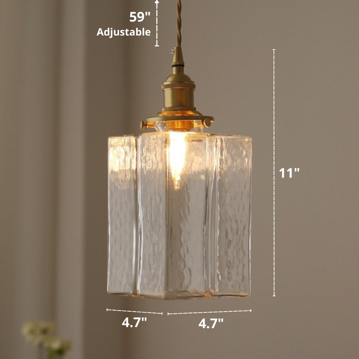 Whitley - Vintage Glass Hanging Lamps | Skanto
