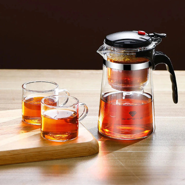 Tekanne for te med infuser glasskettle varmebestandig tekanne | Skanto