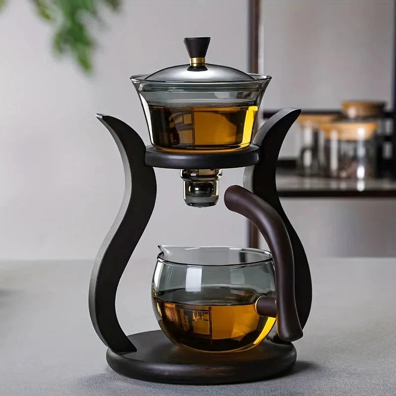 Teaset Semi-Automatisk Tekanne med Infuser Magnetbryter Glassvarer | Skanto