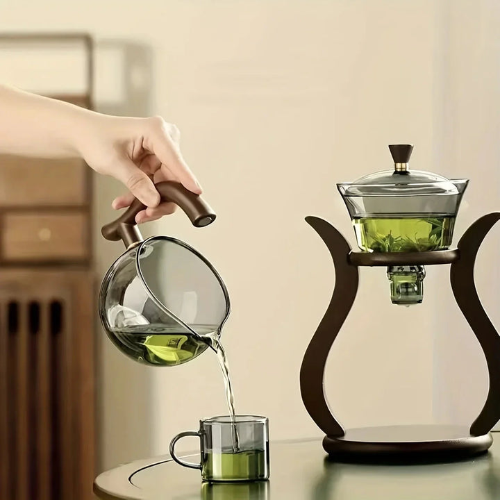 Teaset Semi-Automatisk Tekanne med Infuser Magnetbryter Glassvarer | Skanto