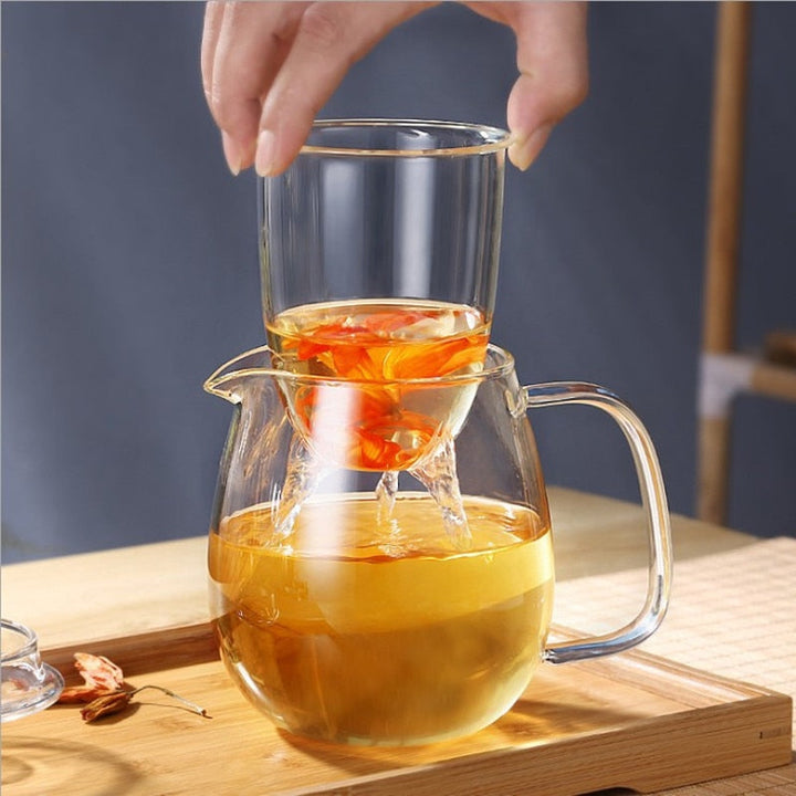 Teaware Glass Tekanne for Komfyr Varmebestandig Eksplosjon Te Infuser | Skanto