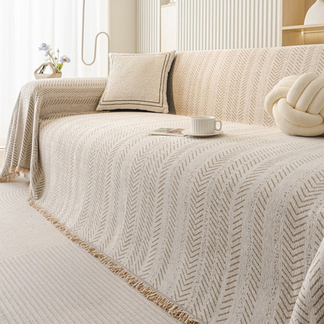 Skanto | TexturaHome – Ripebestandig chenille sofatrekk