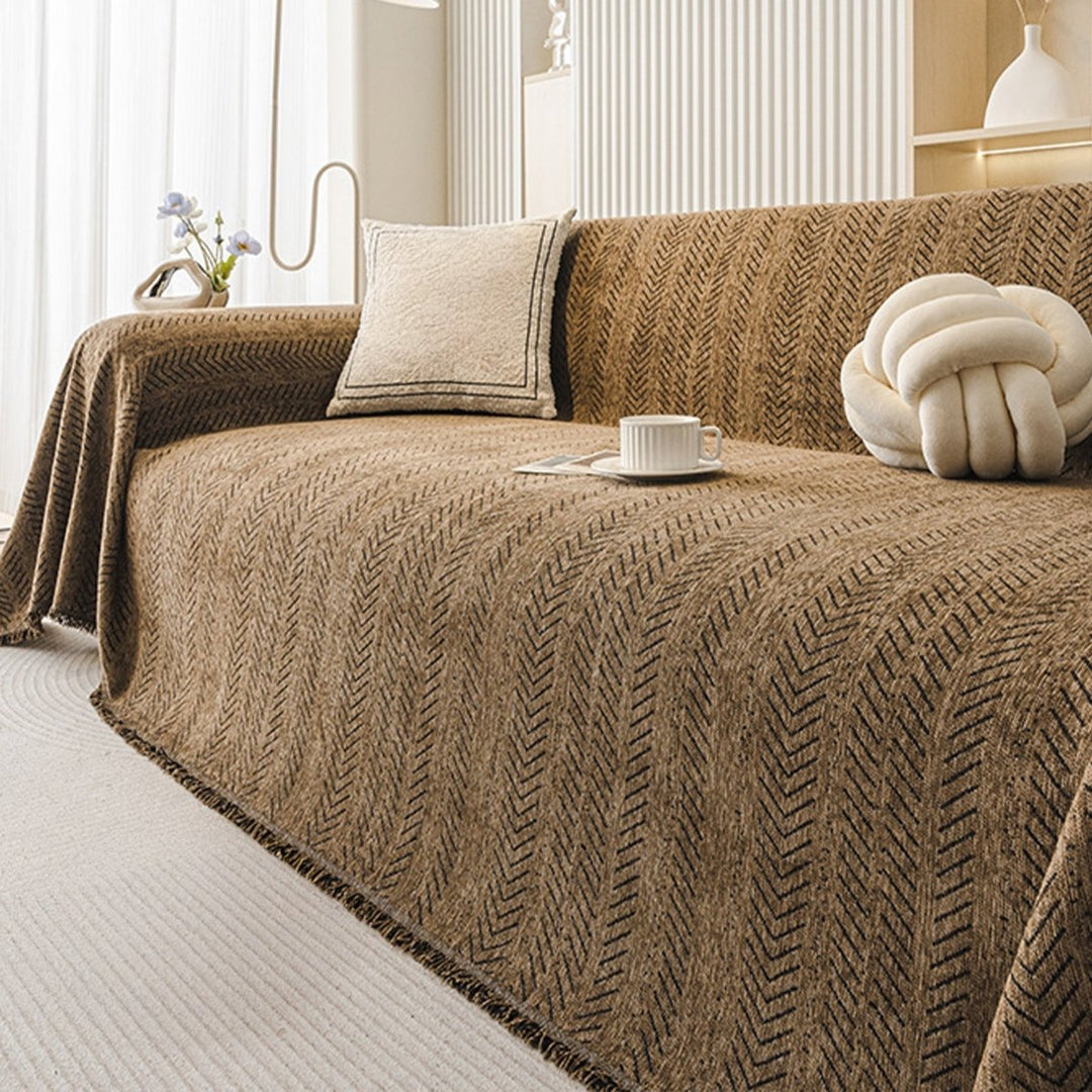Skanto | TexturaHome – Ripebestandig chenille sofatrekk