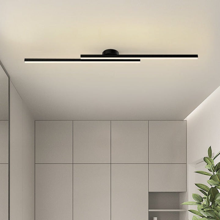 Skanto | Nedsenkede svarte LED-striper av lang lengde
