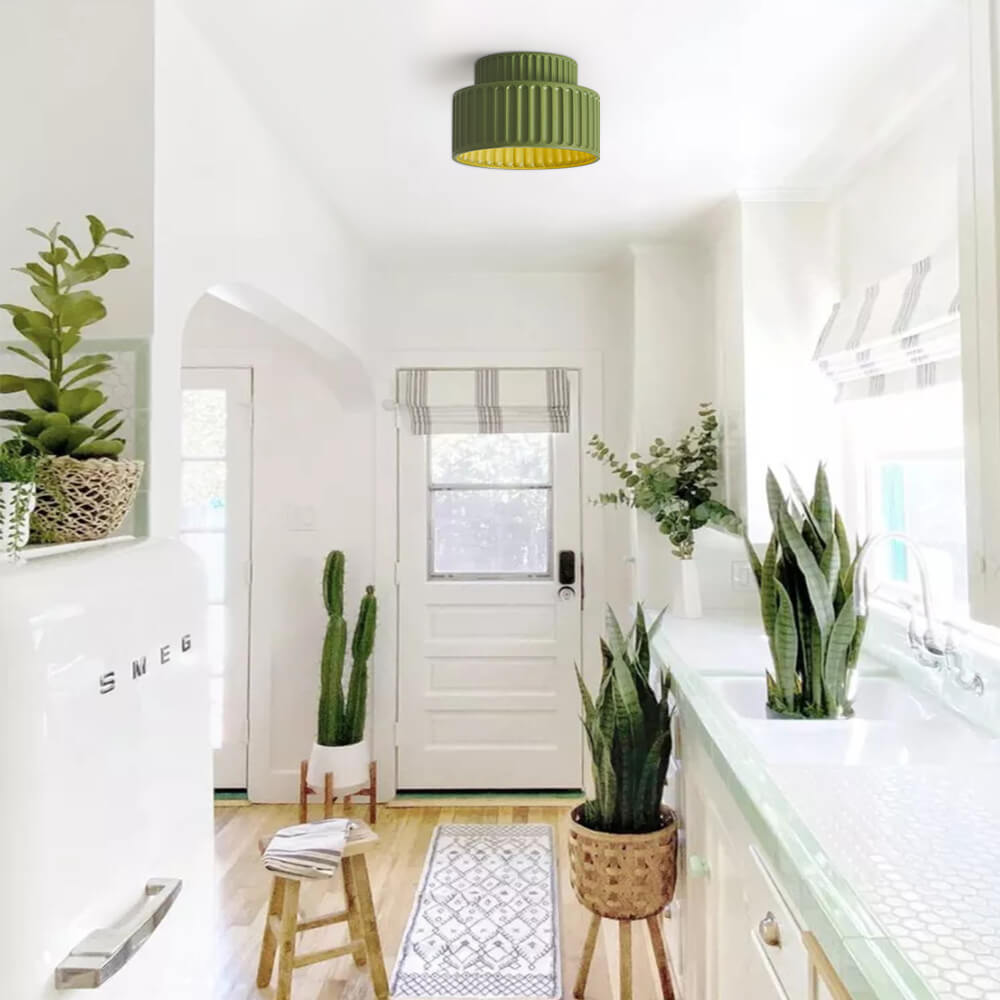 Skanto | Nordic Taklampe laget av keramikk i kremfarge