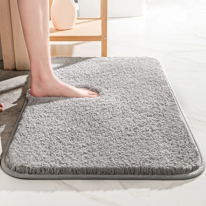 SoftStep Luxe Badmatte – Ekstra Tyk Mikrofiber Mat med Antiskli og Høy Absorpsjon | Skanto