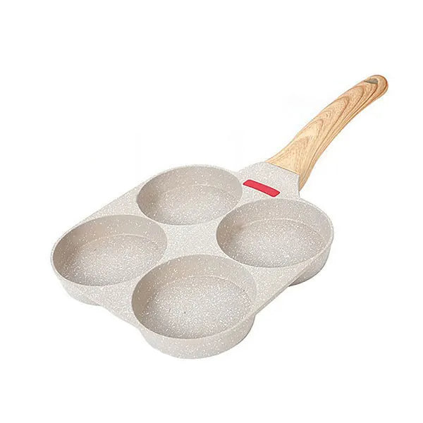 Tykk Omelett Stekepanne med Lok Nonstick 4 Kopper Pannekakepanne | Skanto