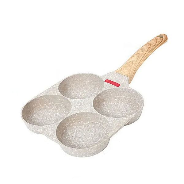 Tykk Omelett Stekepanne med Lokket Nonstick 4 Kopper Pannekakepanne | Skanto
