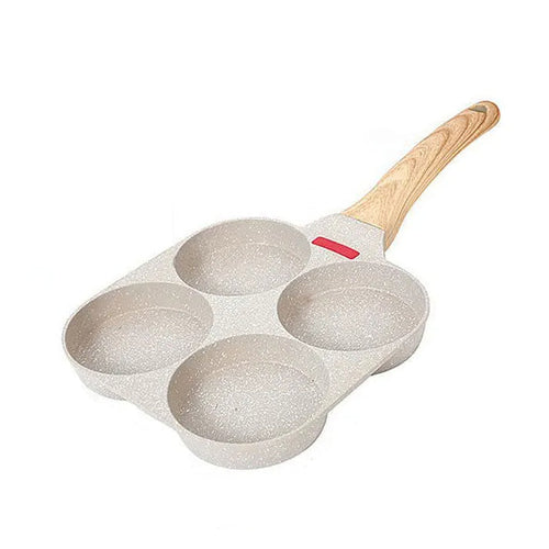 Tykk Omelett Stekepanne med Lok Nonstick 4 Kopper Pannekakepanne | Skanto