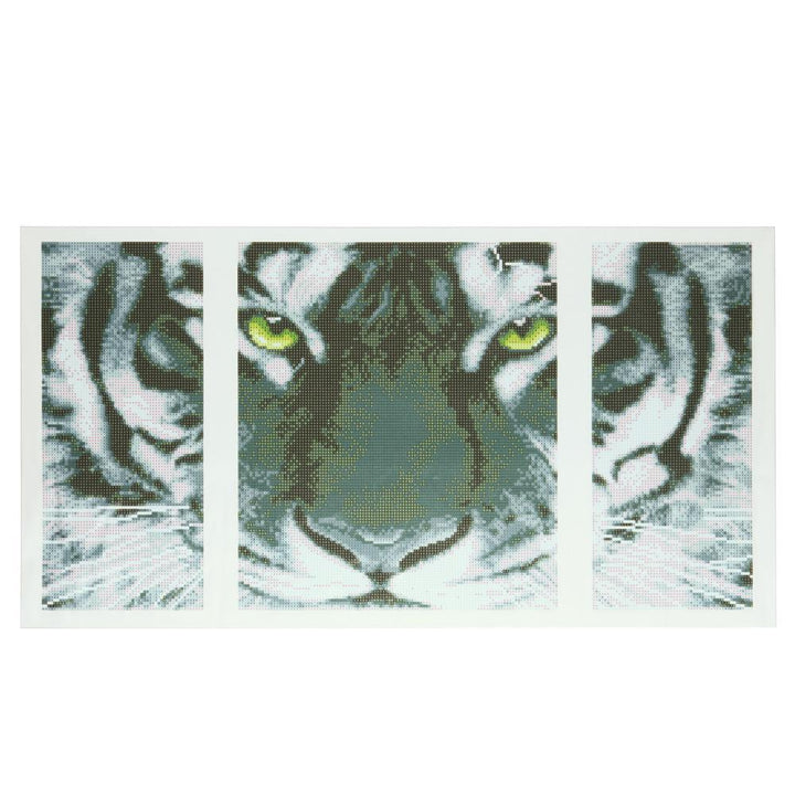 Black and White Tiger - GemPaint Kit | Skanto