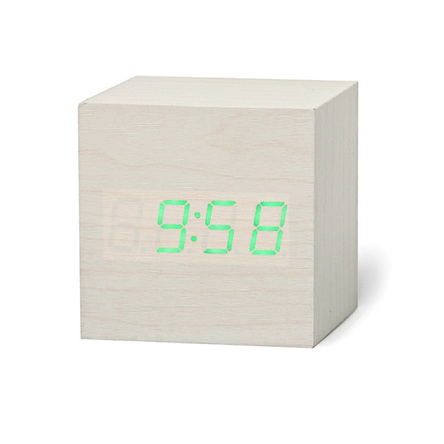 Kvadratisk LED Alarmklokke | Skanto