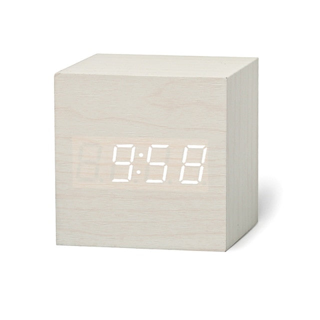Kvadratisk LED Alarmklokke | Skanto