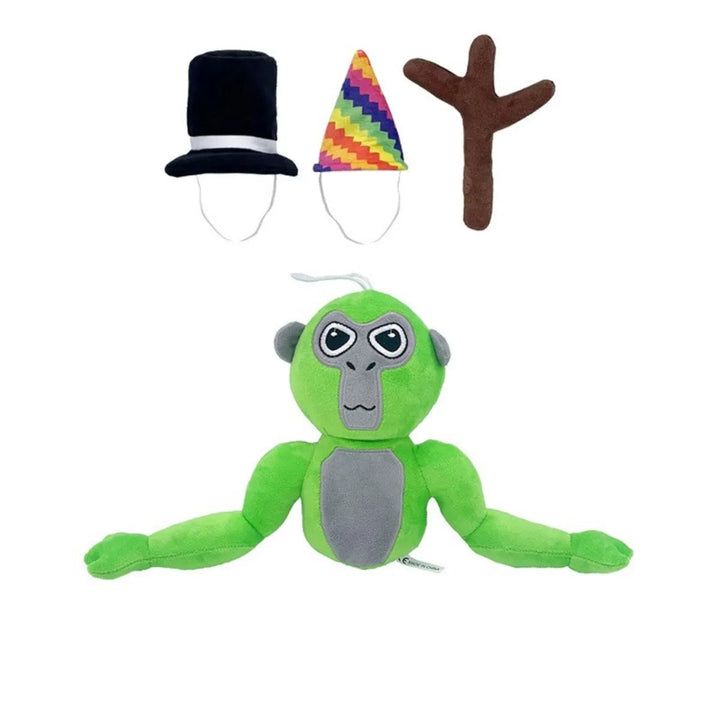 Skanto | Fargerik Monkey Plush Figur