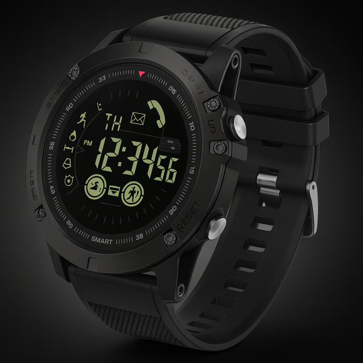 Skanto | Smartklokke Robust Vanntett Militær Design