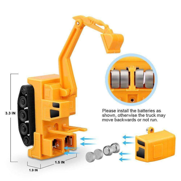 Skanto | Magiske leketøyskjøretøy induktiv - Leketøy følger enhver linje du lager med en tusj!
