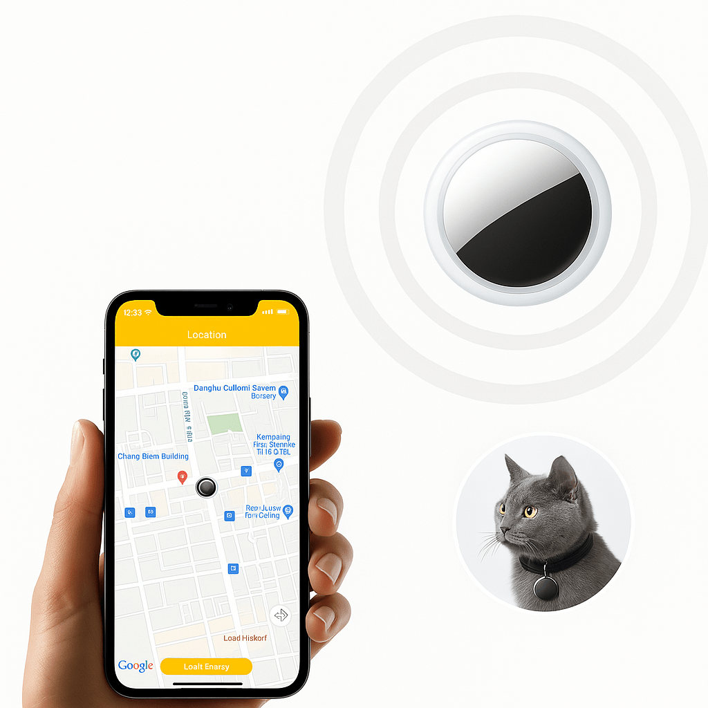Skanto | TrackMate Mini – Bluetooth GPS Tracker for Nøkler & Verdier