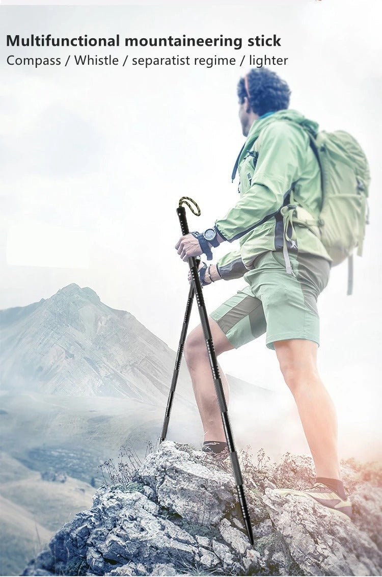 Trailforce – Multifunksjonaler taktiske Wanderstock for Überleben og Abenteuer