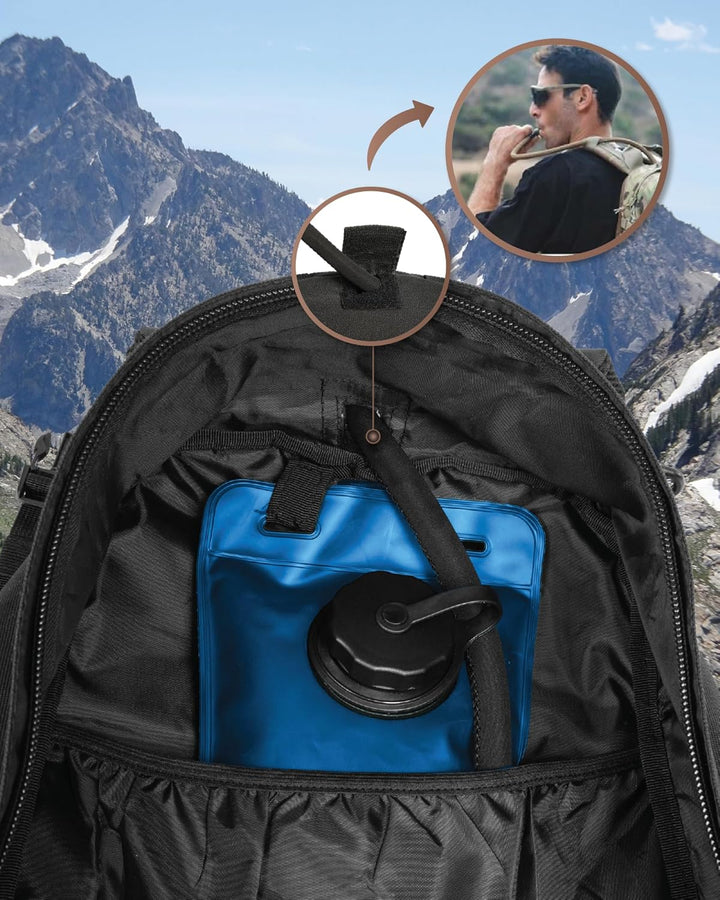 35L Utendørs Taktisk Ryggsekk med Molle System og Laptop Oppbevaring | Skanto