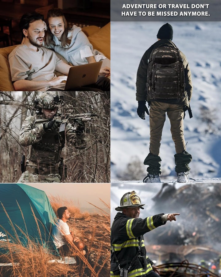 35L Utendørs Taktisk Ryggsekk med Molle System og Laptop Oppbevaring | Skanto