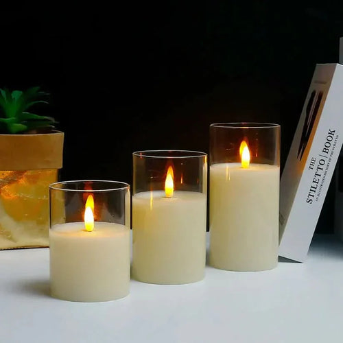 Skanto | SAFEGLOW CANDLES – Oppladbare LED-lys for en trygg og stemningsfull atmosfære hjemme