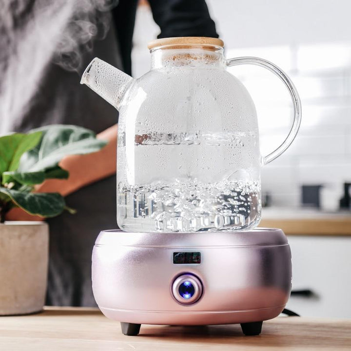 Transparent borosilikatglasskjelekanne heat-resistant | Skanto