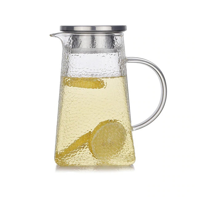 Transparent Glass Tea Kettle With Filter | Skanto