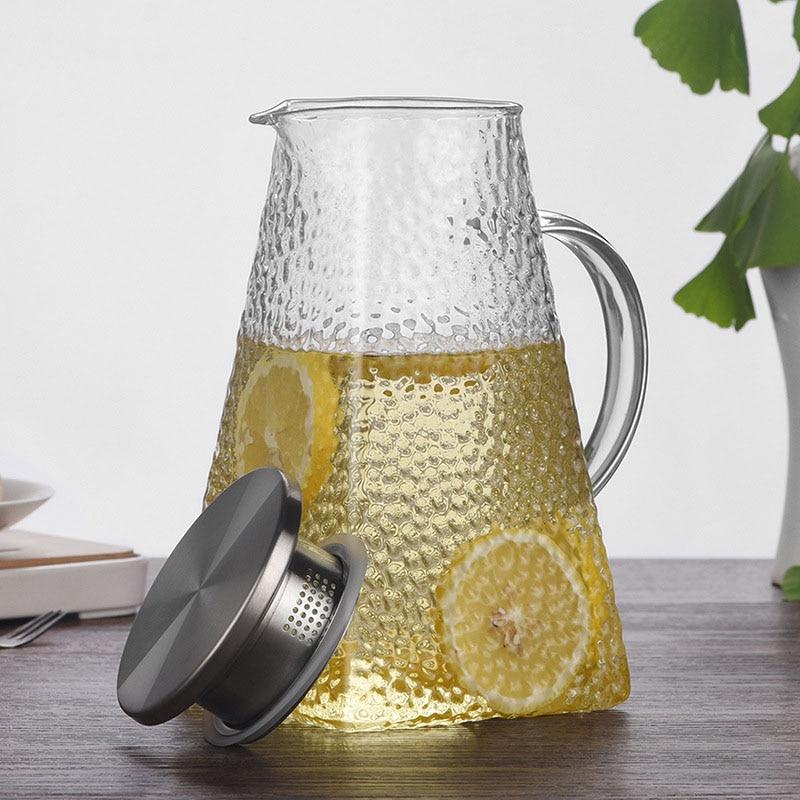 Transparent Glass Tea Kettle With Filter | Skanto