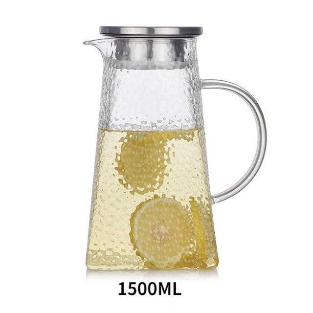 Transparent Glass Tea Kettle With Filter | Skanto