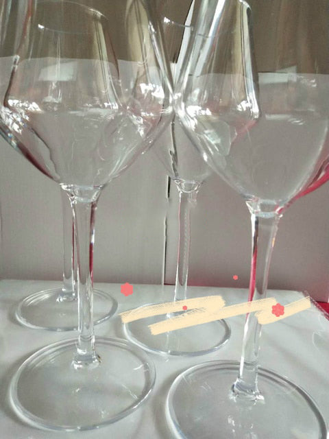 Transparent Bruddfrie Silikon Plast Vin Glass Goblet Kopper | Skanto