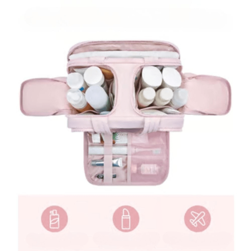 Skanto | Travelsmart Kit – Kompakt toalettveske med krok og vanntette rom
