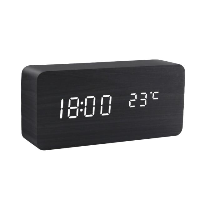 Skanto | Tre Minimalistisk LED Vekkerklokke