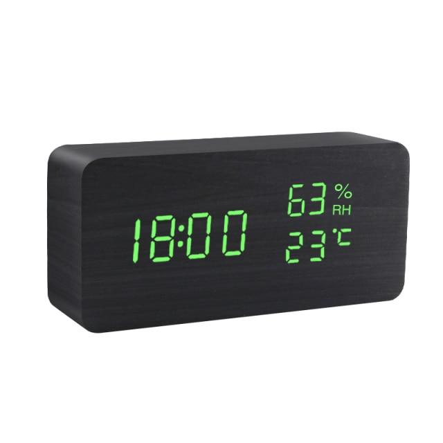Skanto | Tre Minimalistisk LED Vekkerklokke