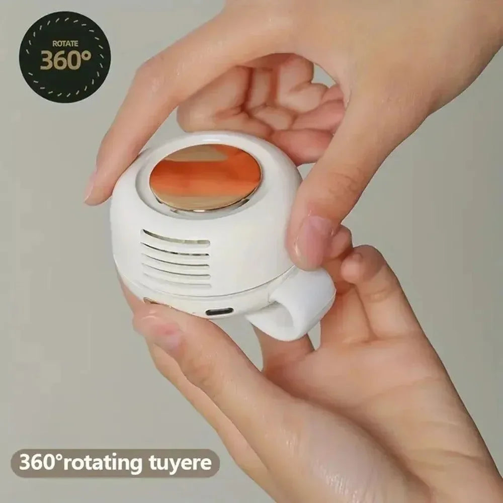 Whirlwind Leafless Mini Fan – USB Oppladbar & Bærbar Vifte for Utendørs | Skanto