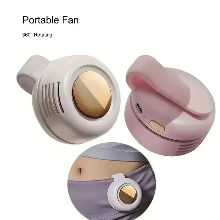 Whirlwind Leafless Mini Fan – USB Oppladbar & Bærbar Vifte for Utendørs | Skanto