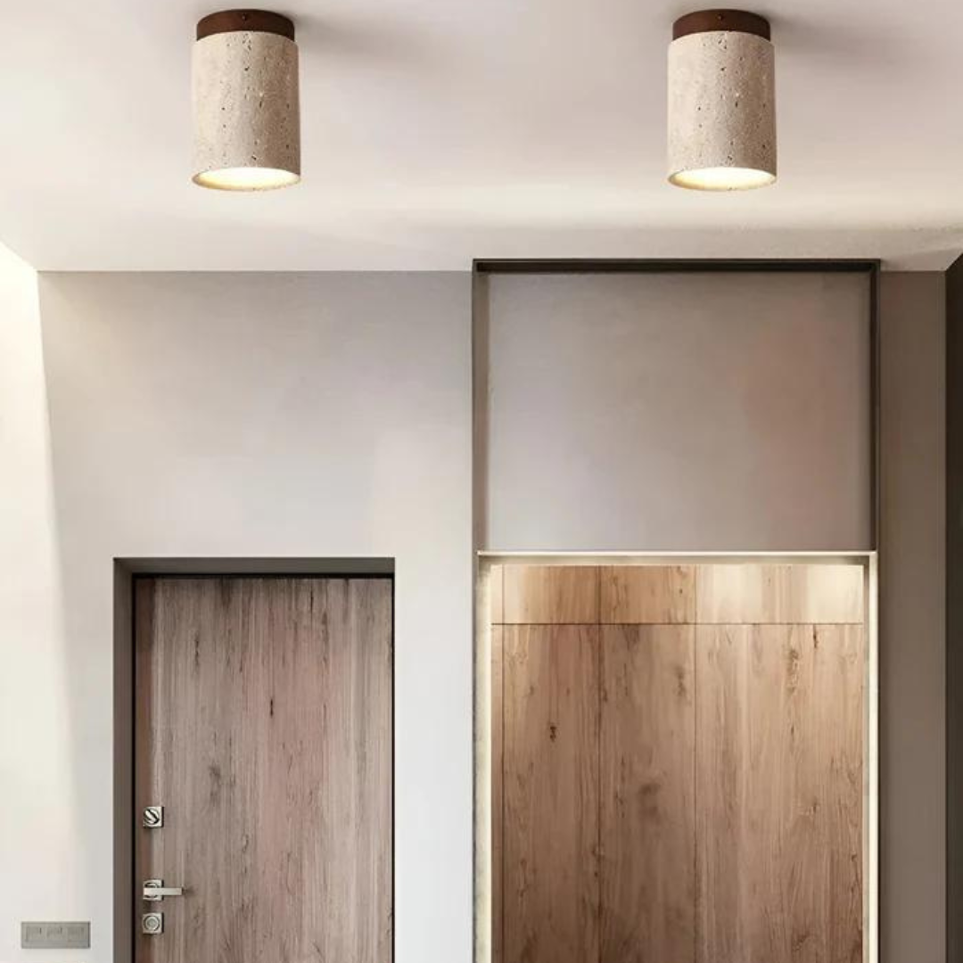 Skanto | Trendy Rund Japansk Stil Taklampe - ZenLight