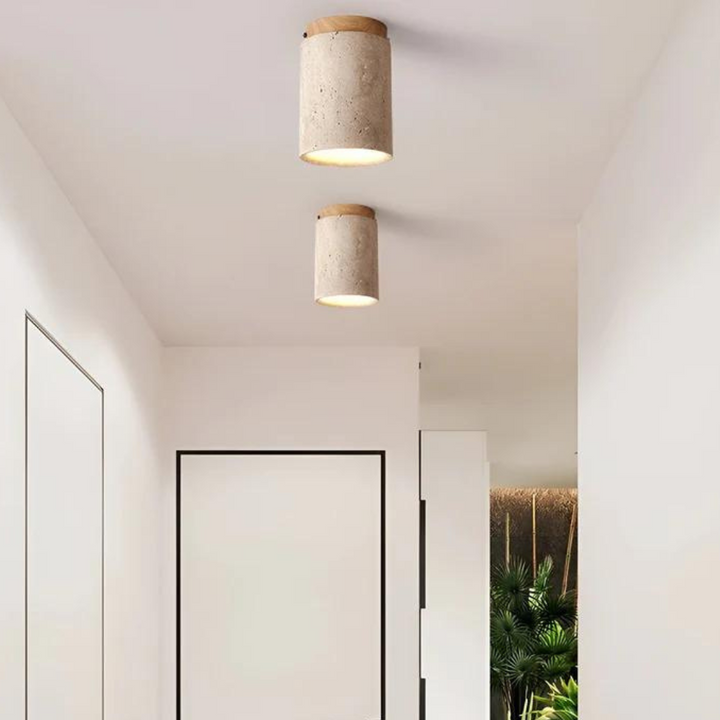 Skanto | Trendy Rund Japansk Stil Taklampe - ZenLight